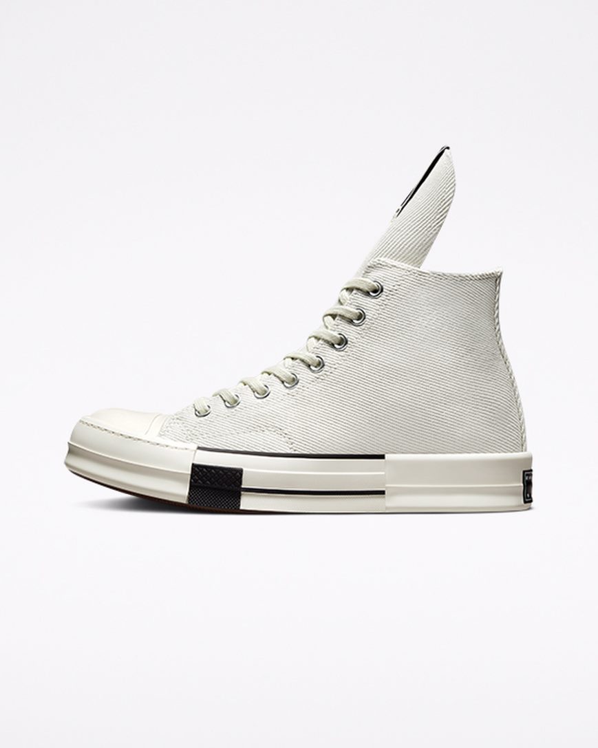 Tenis Converse x DRKSHDW DRKSTAR Chuck 70 Cano Alto Masculino Branco Pretas | PT L01759P